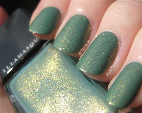 jade green nail polish.